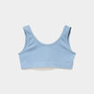 Lot 2 brassi&egrave;res bretelles larges bleu gris fille