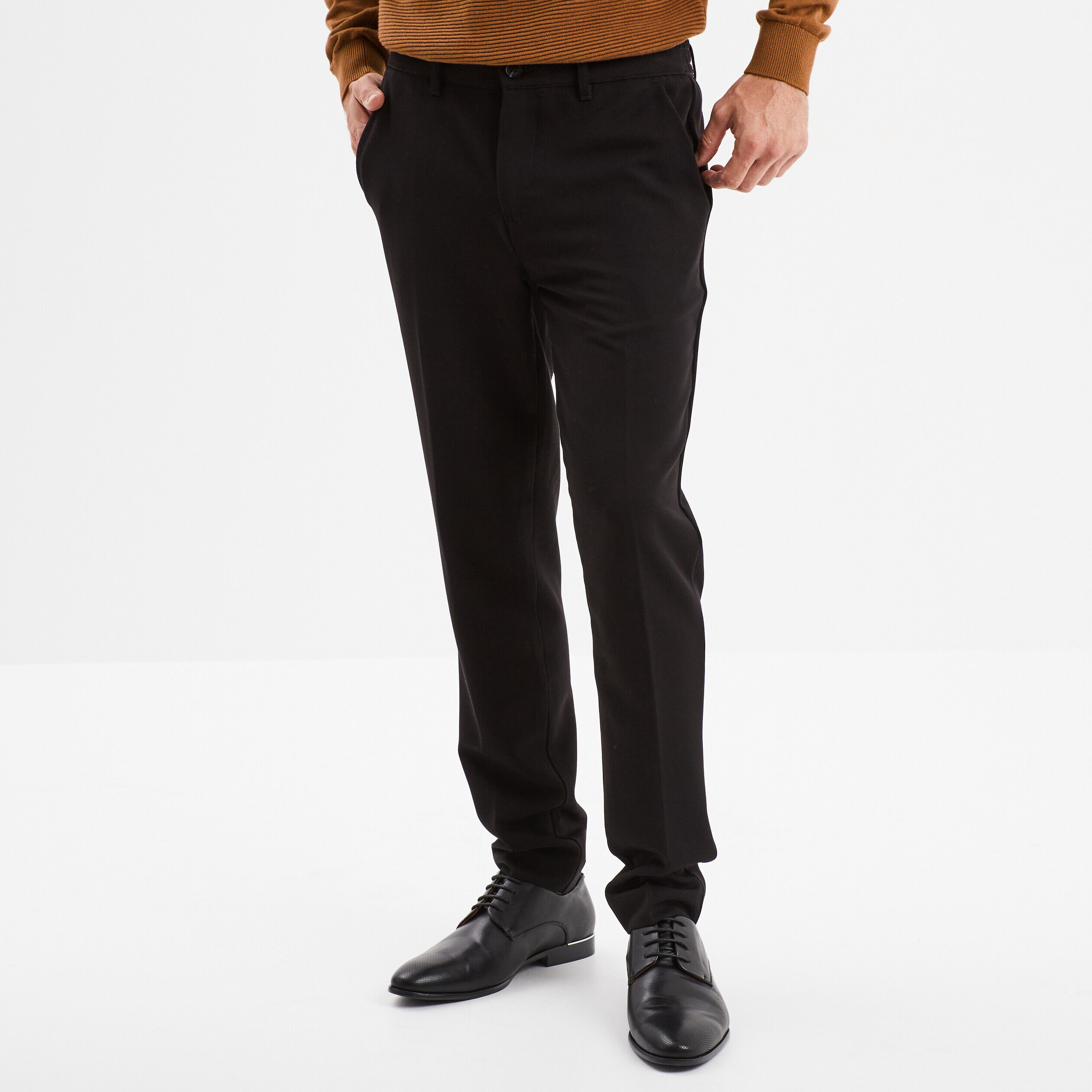 Pantalon homme pas cher Mode homme tendance Pantalon Noir La Halle