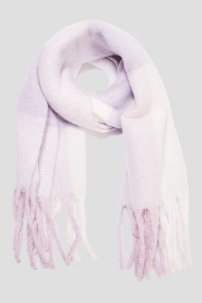 Ensemble écharpe et bonnet multicolore fille