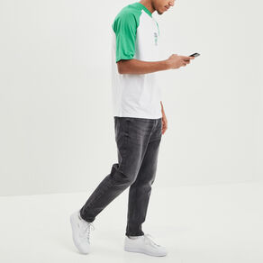 T-shirt oversize manches courtes Creeks vert menthe homme