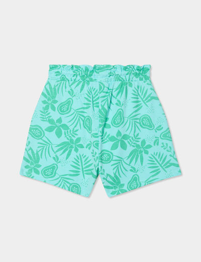 Short jogging slouchy bleu clair fille