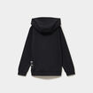 Sweat hoodie avec poches zipp&eacute;es Kappa noir gar&ccedil;on