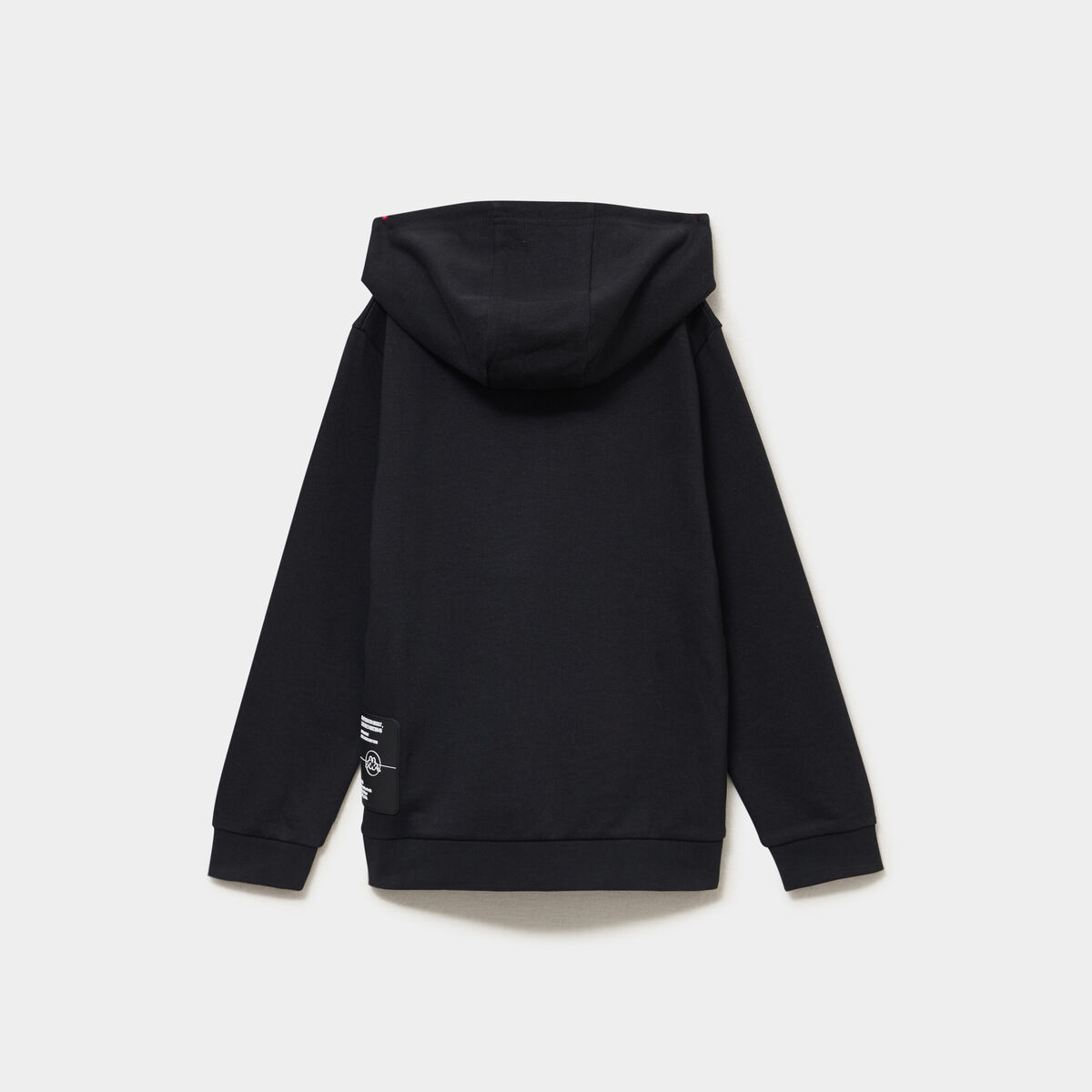 Sweat hoodie avec poches zipp&eacute;es Kappa noir gar&ccedil;on