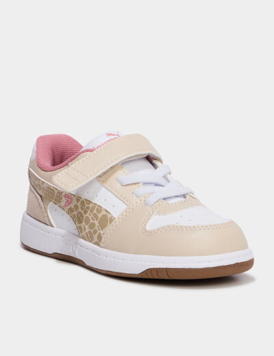 Baskets &agrave; scratchs Puma Rebound Slam sable fille
