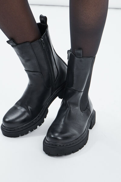 Bottines chelsea noir femme