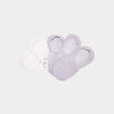 Lot 5 paires socquettes invisibles gris femme