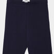 Legging long coton taille &eacute;lastiqu&eacute;e bleu marine fille