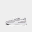 Baskets &agrave; lacets en cuir Puma Clean SD gris homme