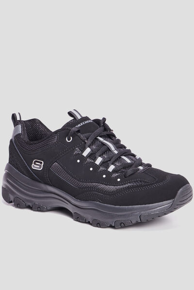 Baskets running mémoire forme Skechers noir femme