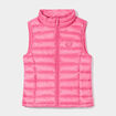 Doudoune l&eacute;g&egrave;re sans manches imperm&eacute;able rose vif fille