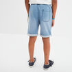 Bermuda taille élastiquée Creeks denim double stone garçon