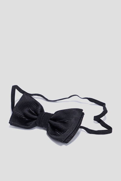 Noeud papillon noir garçon