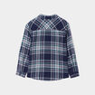 Chemise manches longues bleu marine fille