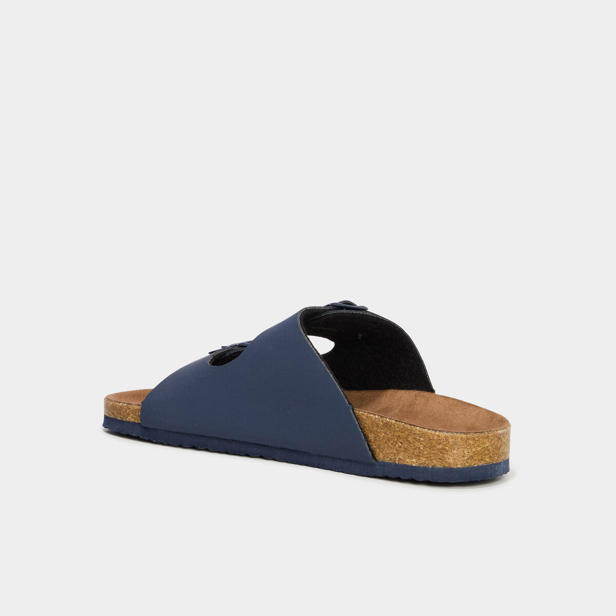 Mules avec boucles bleu marine garçon