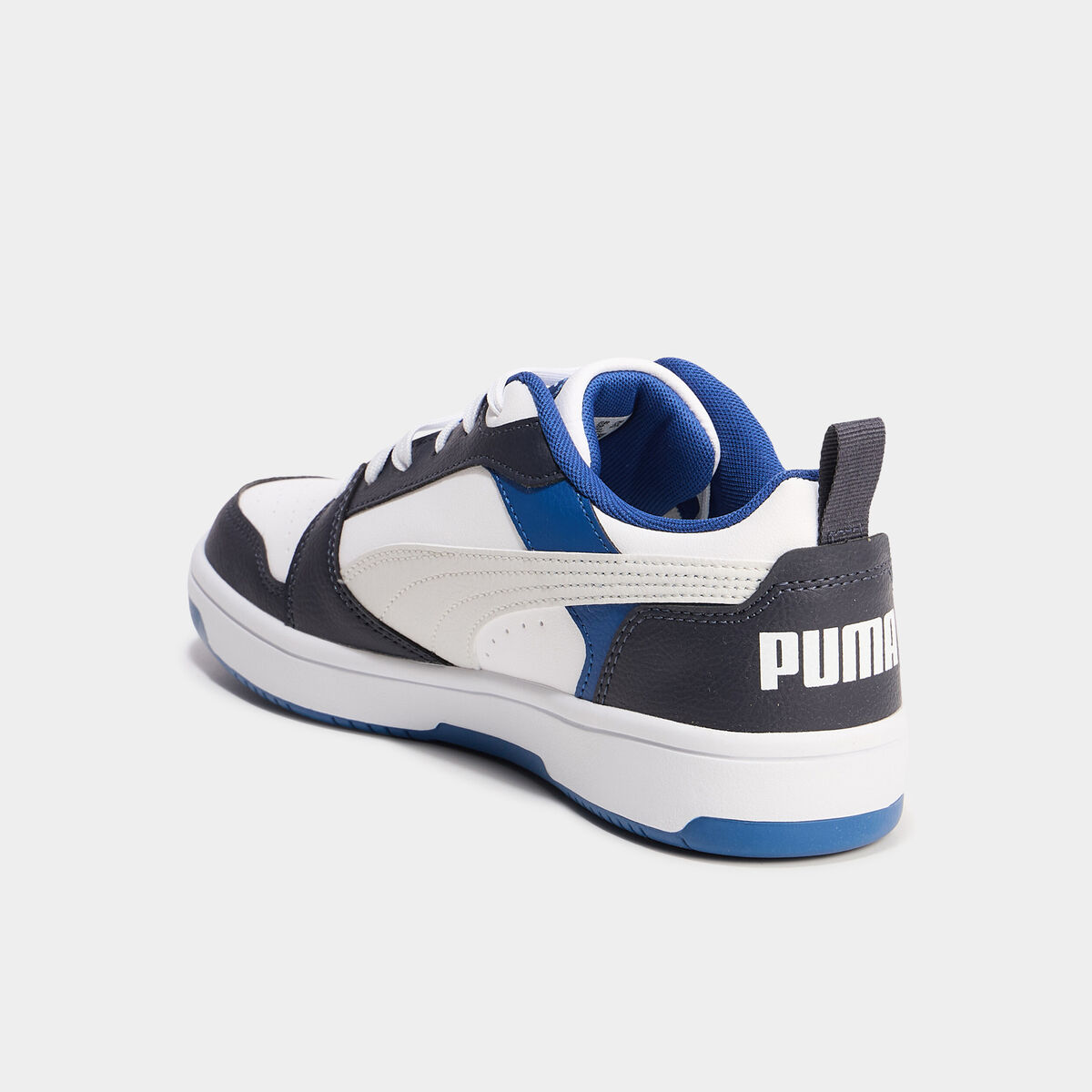 Tennis basses &agrave; lacets Puma Rebound V6 bleu fonc&eacute; gar&ccedil;on