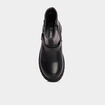 Bottines crantées avec boucles Liberto noir fille