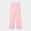 Pantalon de pyjama droit coton ecru femme