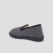 Pantoufles fourrées noir homme