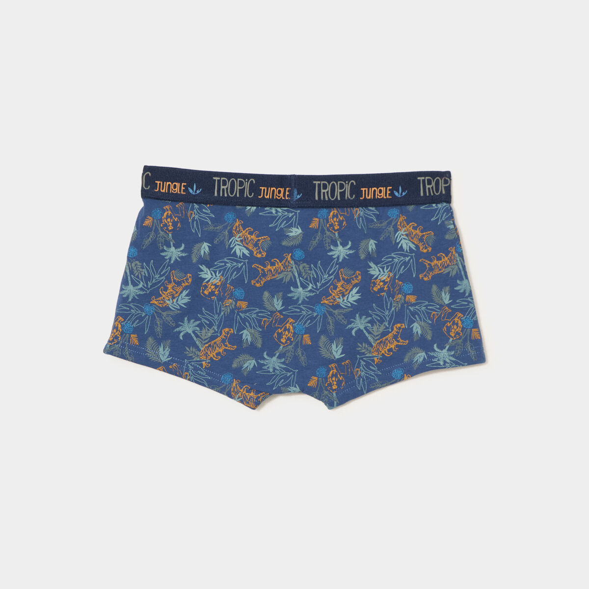 Lot 3 boxers coton bleu gar&ccedil;on