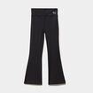 Legging flare stretch taille &eacute;lastiqu&eacute;e noir fille