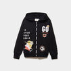 Sweat zipp&eacute; &agrave; capuche Les Minions noir gar&ccedil;on