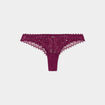 Tanga en dentelle Mosquitos rouge femme