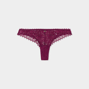 Tanga en dentelle Mosquitos rouge femme