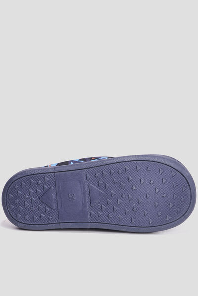 Chaussons mules matelassés camouflage multicolore garçon