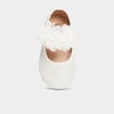 Ballerines à froufrous blanc bébé fille