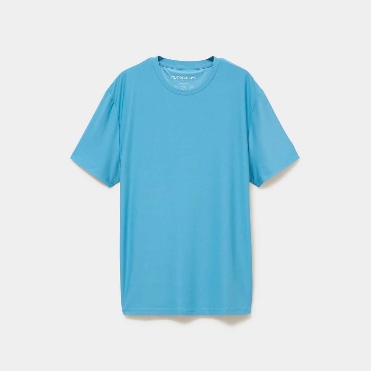 T-shirt confort respirant bleu clair homme