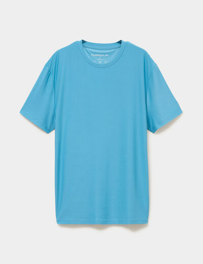 T-shirt confort respirant bleu clair homme