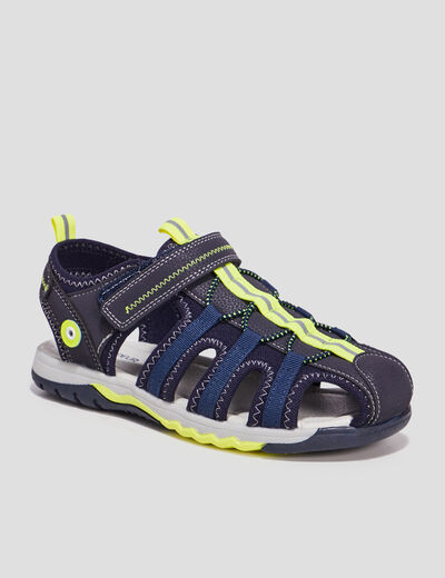 Sandales Trappeur bleu marine garçon