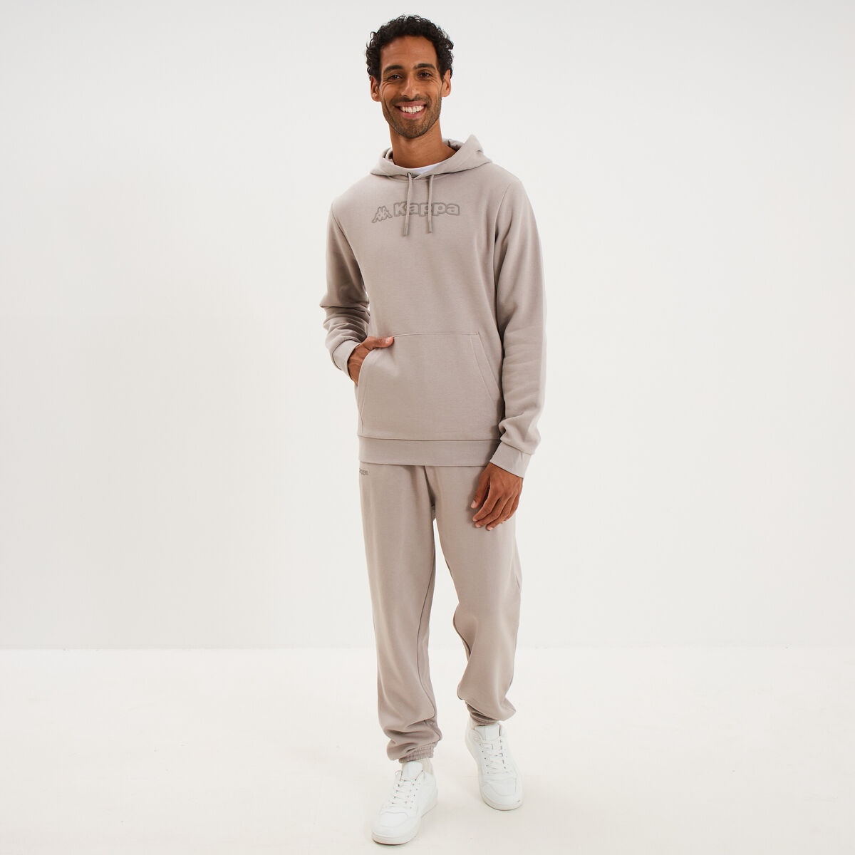 Pantalon de jogging regular Kappa gris clair homme