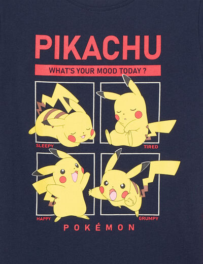 Ensemble pyjama short Pokémon Pikachu bleu garçon