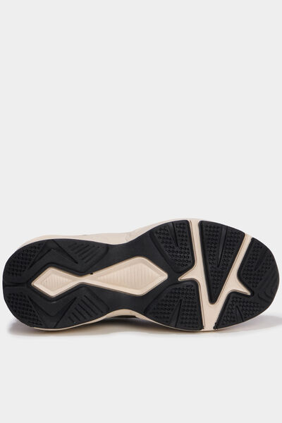 Baskets running &agrave; lacets &eacute;lastiqu&eacute;s vert kaki gar&ccedil;on