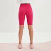 Legging cycliste taille haute rose vif femme