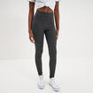 Legging taille haute coton noir femme