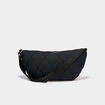 Sac banane matelassé noir femme