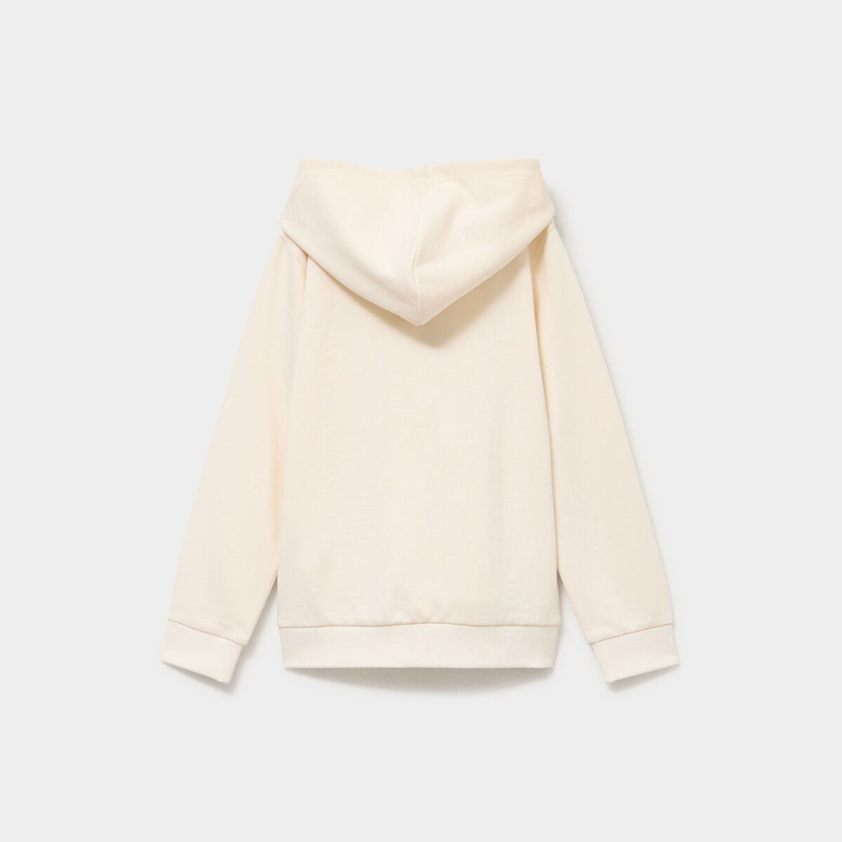 Sweat hoodie 1 poche Kappa ivoire fille