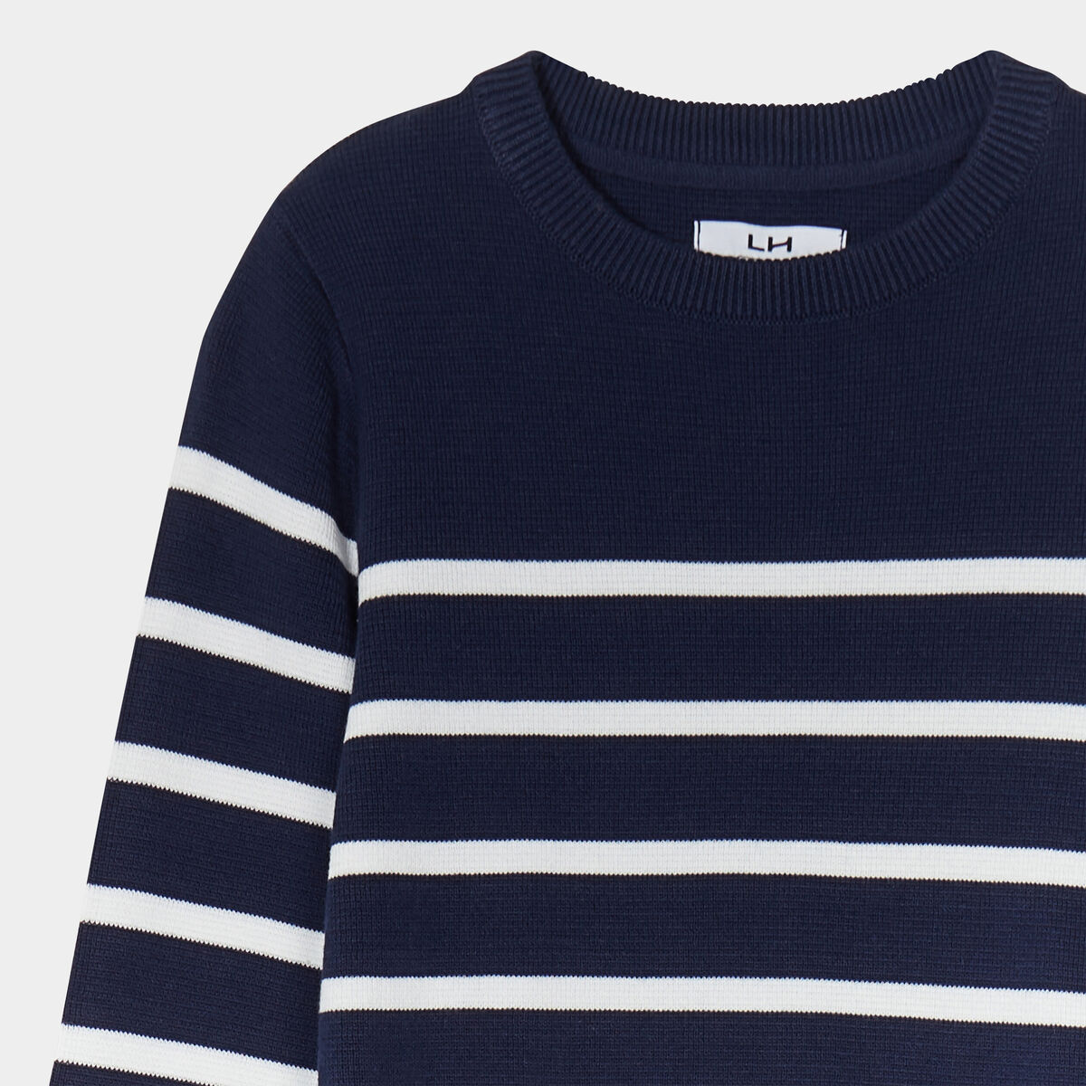 Pull Garçon NEXT 7 Ans – Bleu, Coton, Manches Courtes, état Très Bon