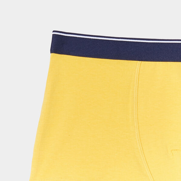 lot 5 boxers coton jaune garcon Lot 5 boxers coton jaune garçon