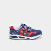 Baskets running lumineuses Spider-Man bleu marine garçon