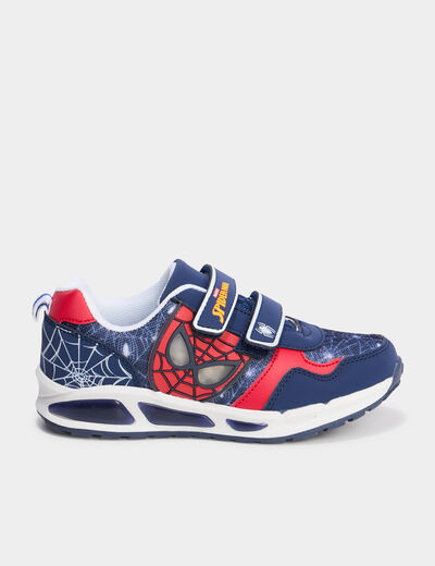 Baskets running lumineuses Spider-Man bleu marine garçon