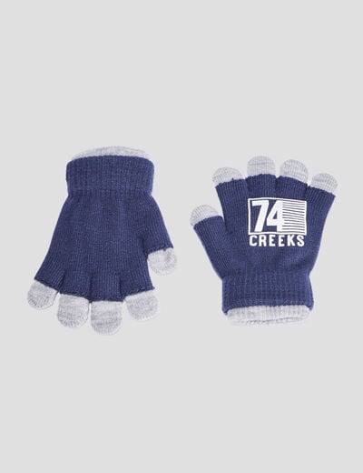 Gants Creeks bleu marine garçon