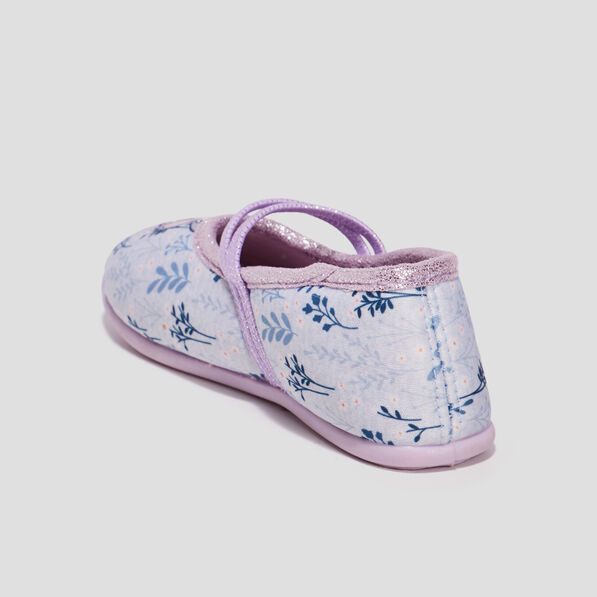 chaussons ballerines bambi mauve fille Chaussons ballerines Bambi mauve fille
