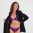 Soutien-gorge maxi push-up violet femme