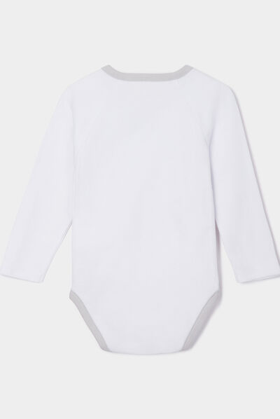 Ensemble 3 pièces en coton gris clair bébé garçon