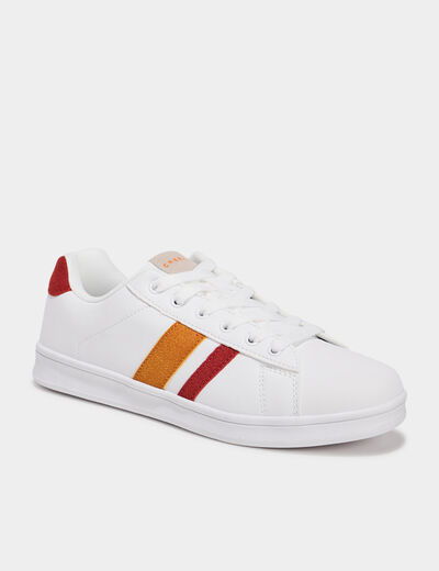 Tennis à lacets Creeks rouge femme