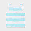 Lot de 2 débardeurs col rond coton bleu turquoise bébé garçon