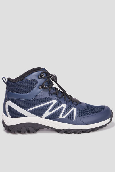 Boots à lacets Trappeur Bartix bleu marine homme